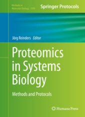 book Proteomics in Systems Biology: Methods and Protocols