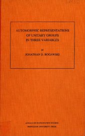 book Automorphic Representation of Unitary Groups in Three Variables