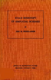 book Etale Homotopy of Simplicial Schemes