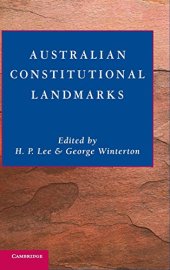book Australian Constitutional Landmarks