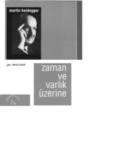 book Zaman ve varlık üzerine