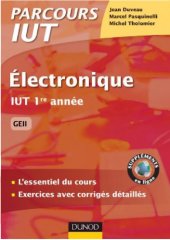 book Électronique : IUT 1re année