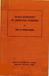 book Etale Homotopy of Simplicial Schemes