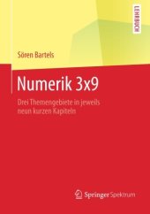 book Numerik 3x9: Drei Themengebiete in jeweils neun kurzen Kapiteln