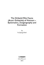 book The Oribatid Mite Fauna (Acari: Oribatida) of Vietnam – Systematics, Zoogeography and Formation