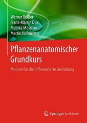 book Pflanzenanatomischer Grundkurs: Module für die differenzierte Gestaltung