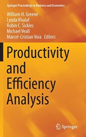 book Productivity and Efficiency Analysis