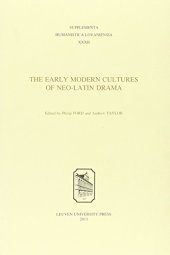 book The Early Modern Cultures of Neo-Latin Drama