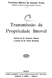 book Transmissão da Propriedade Imóvel