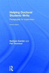 book Helping Doctoral Students Write: Pedagogies for supervision