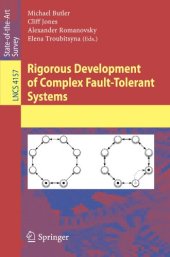 book Rigorous Development of Complex Fault-Tolerant Systems