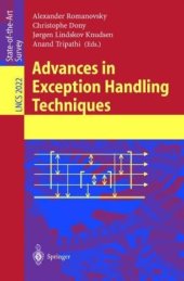 book Advances in Exception Handling Techniques