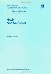 book Hewitt-Nachbin spaces