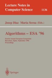 book Algorithms — ESA '96: Fourth Annual European Symposium Barcelona, Spain, September 25–27, 1996 Proceedings