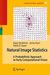 book Natural image statistics: A probabilistic approach to early computational vision