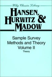 book Sample survey methods and theory