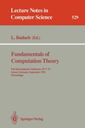 book Fundamentals of Computation Theory: FCT '85 Cottbus, GDR, September 9–13, 1985