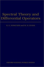 book Spectral theory and differential operators