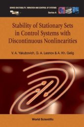 book Stability of stationary sets in control systems with discontinuous nonlinearities