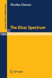 book The Dirac spectrum