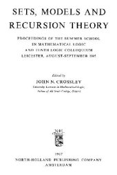 book Sets, Models and Recursion Theory (Logic Colloquium'65)