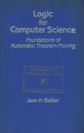 book Logic for computer science: foundations of automatic theorem proving