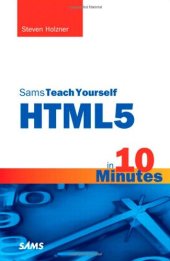 book Sams Teach Yourself HTML5 in 10 Minutes