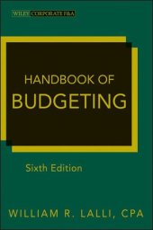 book Handbook of Budgeting