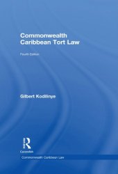 book Commonwealth Caribbean Tort Law