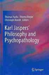 book Karl Jaspers' philosophy and psychopathology