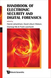 book Handbook of Electronic Security and Digital Forensics