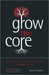 book Grow the core : how to focus on your core business for brand success