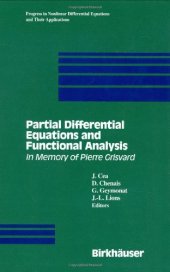 book Partial differential equations and functional analysis : in memory of Pierre Grisvard