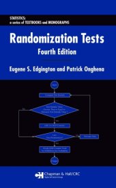 book Randomization Tests, Fourth Edition