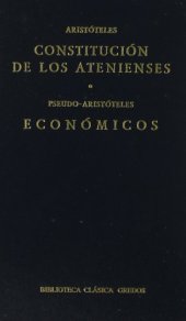 book Constitucion de los atenienses economicos / Constitution of Economic Athenians