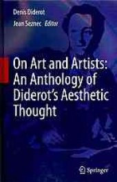 book On art and artists : an anthology of Diderot's aesthetic thought