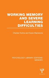 book Working Memory and Severe Learning Difficulties