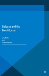 book Deleuze and the non/human