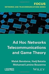 book Ad Hoc Networks Telecommunications and Game Theory