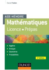 book Mathématiques : licence, prépa