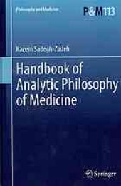 book Handbook of analytic philosophy of medicine