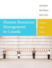 book Human Resources Management in Canada