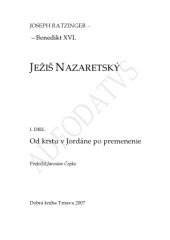 book Ježíš Nazaretský