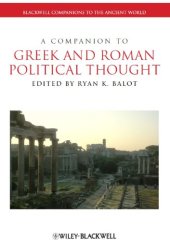 book A Companion to Greek and Roman Political Thought