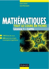 book Mathématiques : tout le cours en fiches : Licence 1, Capes