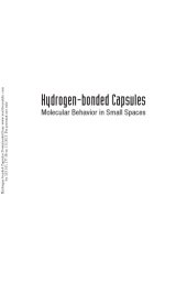 book Hydrogen-bonded capsules : molecular behavior in small spaces