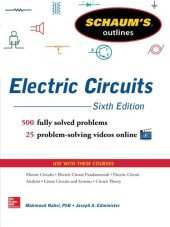 book Schaum's Outline of Electric Circuits