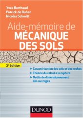 book Aide-mémoire de mécanique des sols