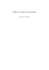 book Suites et séries de fonctions [Lecture notes]