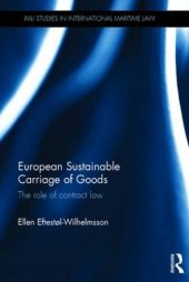 book European Sustainable Carriage of Goods: The Role of Contract Law